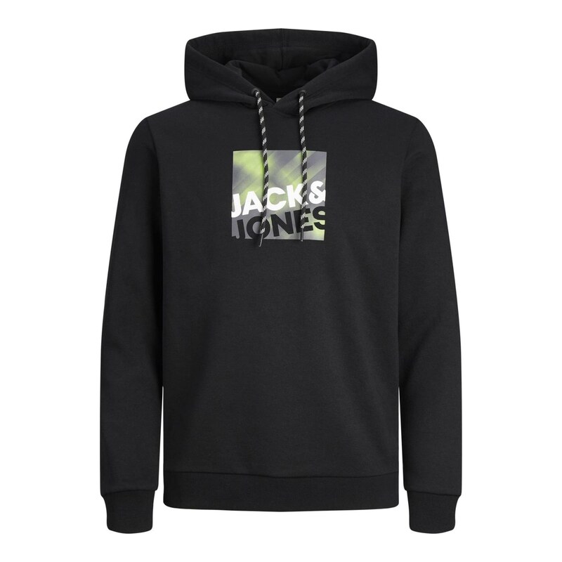JACK & JONES Mikina JCOLogan šedá / jablko / černá / bílá