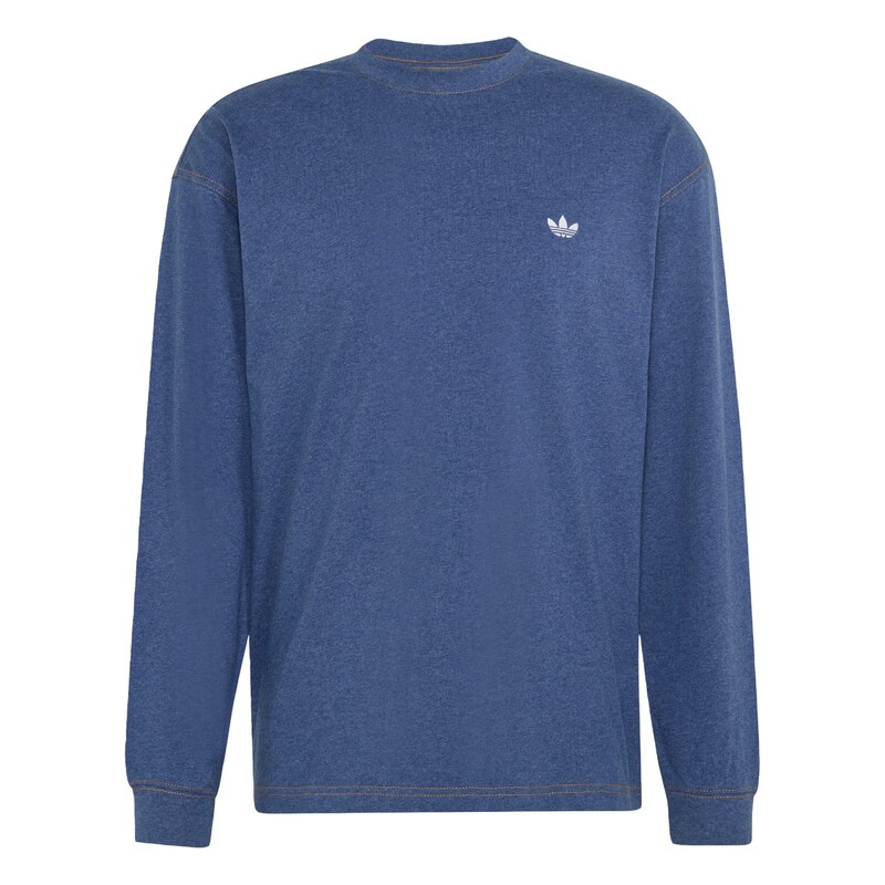 ADIDAS ORIGINALS Tričko Trefoil Essentials modrý melír
