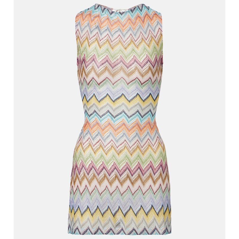 Missoni Zigzag lamÃ minidress