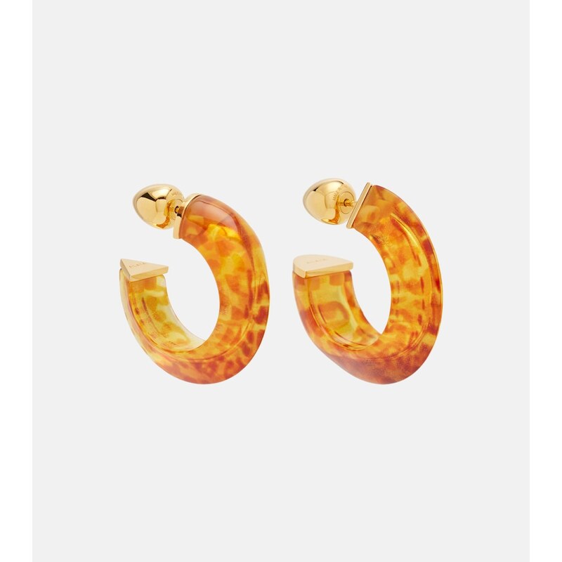 Alaia AlaÃ¯a Edge hoop earrings
