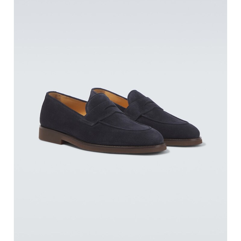 Brunello Cucinelli Suede penny loafers