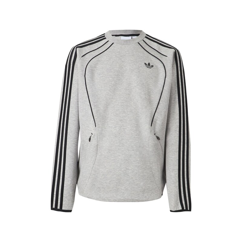 ADIDAS ORIGINALS Mikina světle šedá / černá