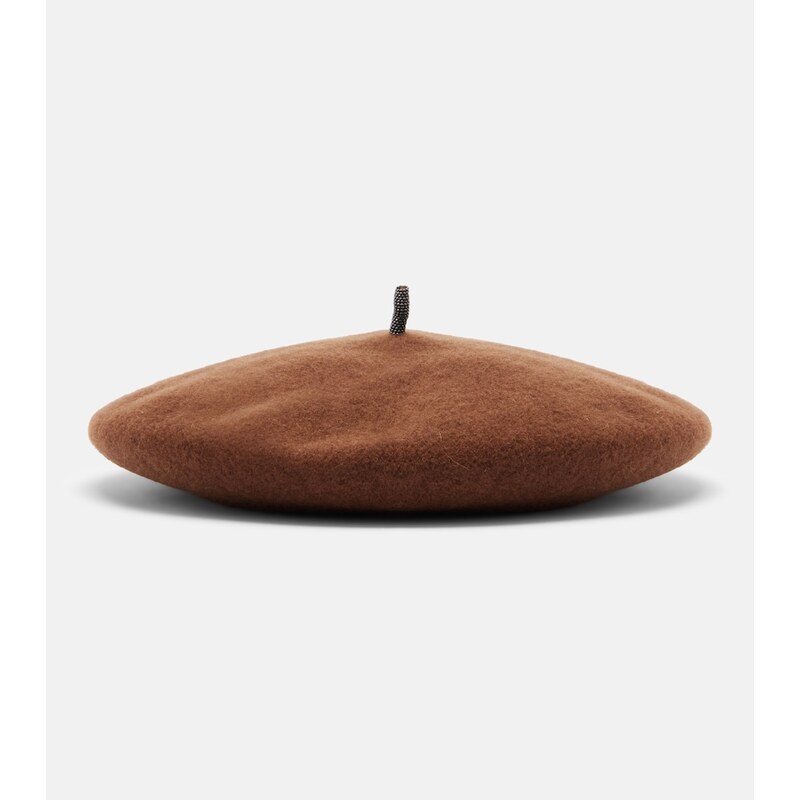 Brunello Cucinelli Monili wool beret