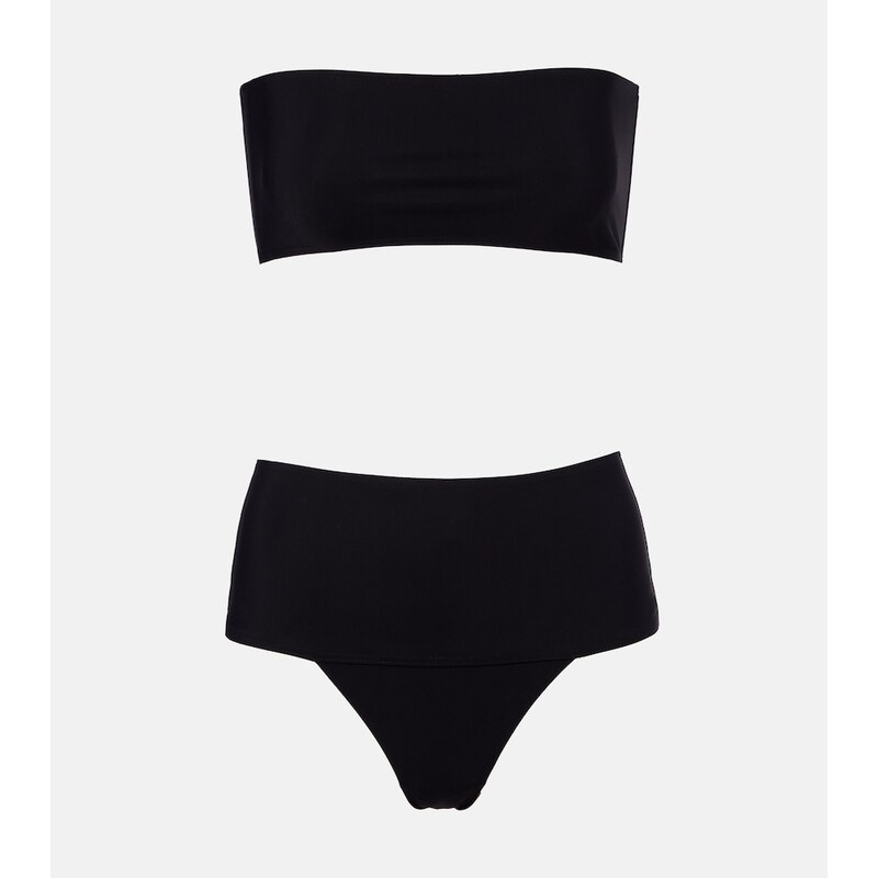 Alaïa Jersey bikini v barvě černá