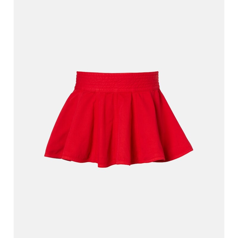 Alaia AlaÃ¯a Peplum denim belt