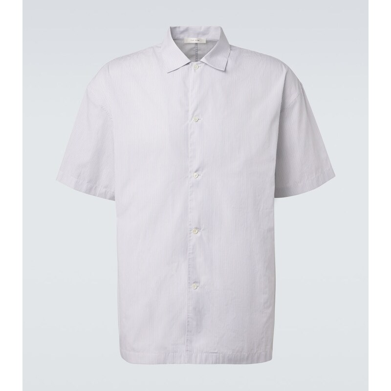 The Row Palone striped cotton shirt