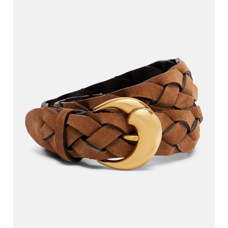 Etro Braided suede belt