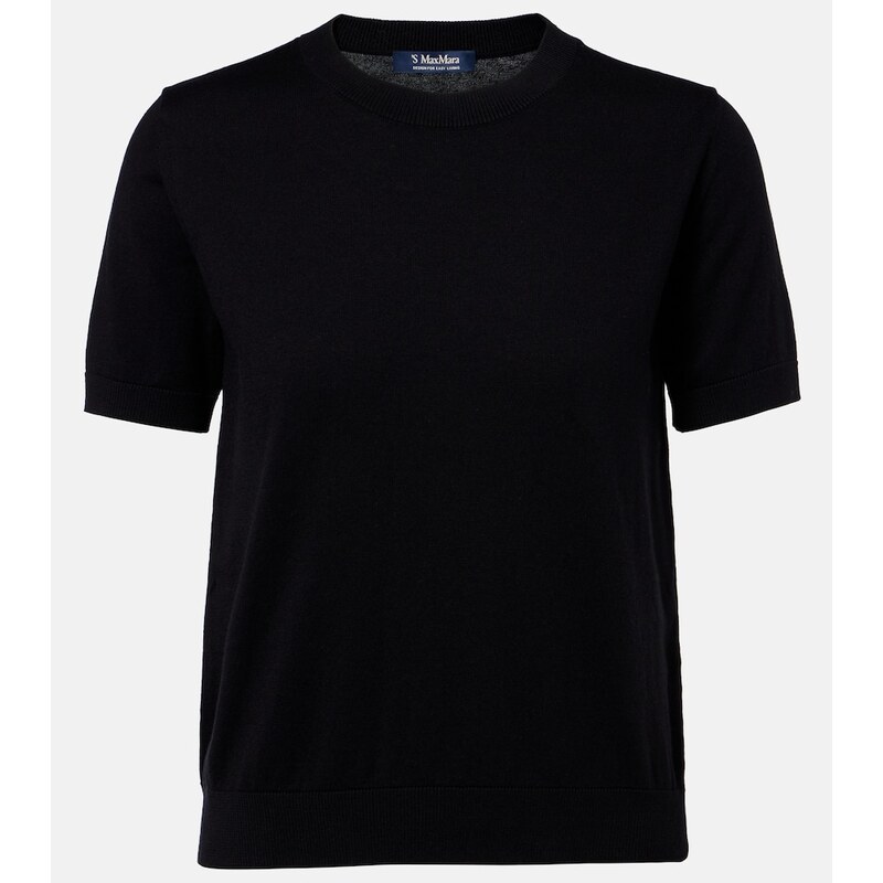 S Max Mara Cotton, silk, and cashmere top
