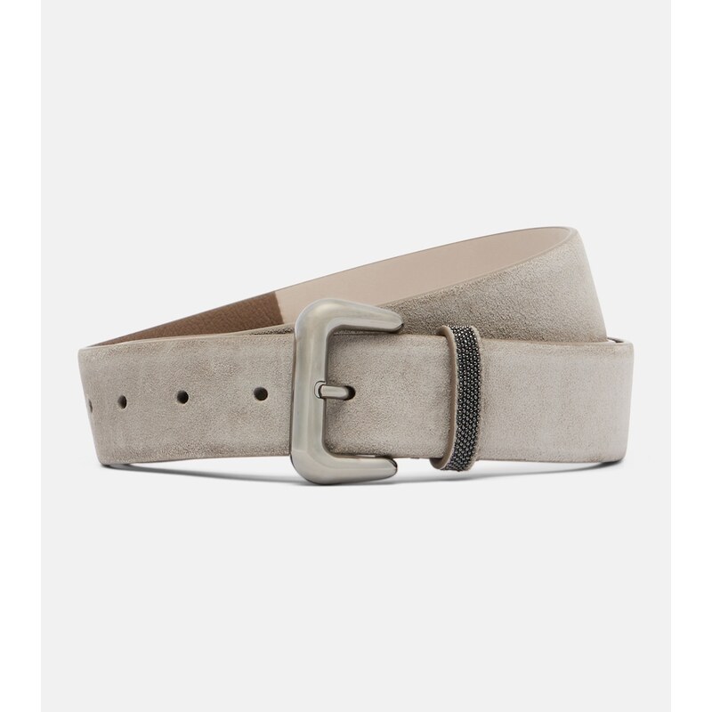Brunello Cucinelli Monili suede belt