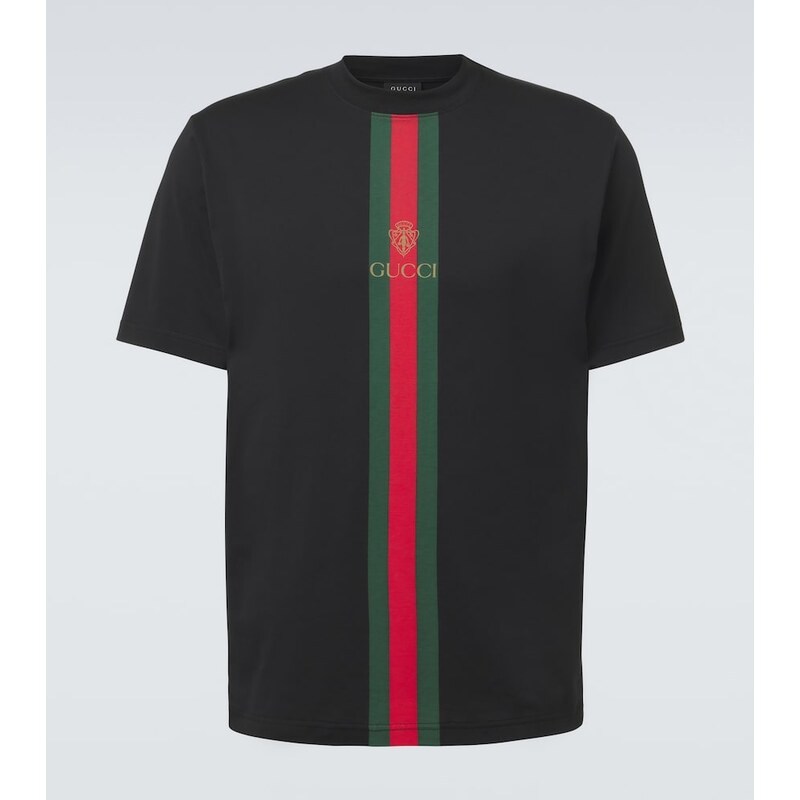 Gucci Web Stripe cotton T-shirt