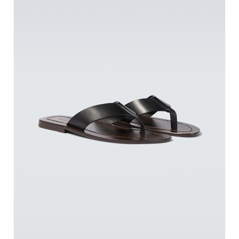 The Row Dan leather thong sandals