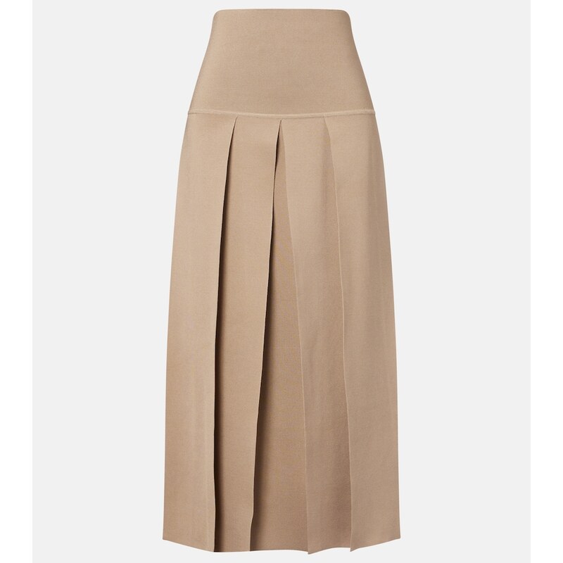 Alaïa Pleated maxi skirt