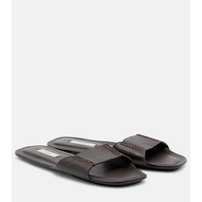 Toteme Leather slides