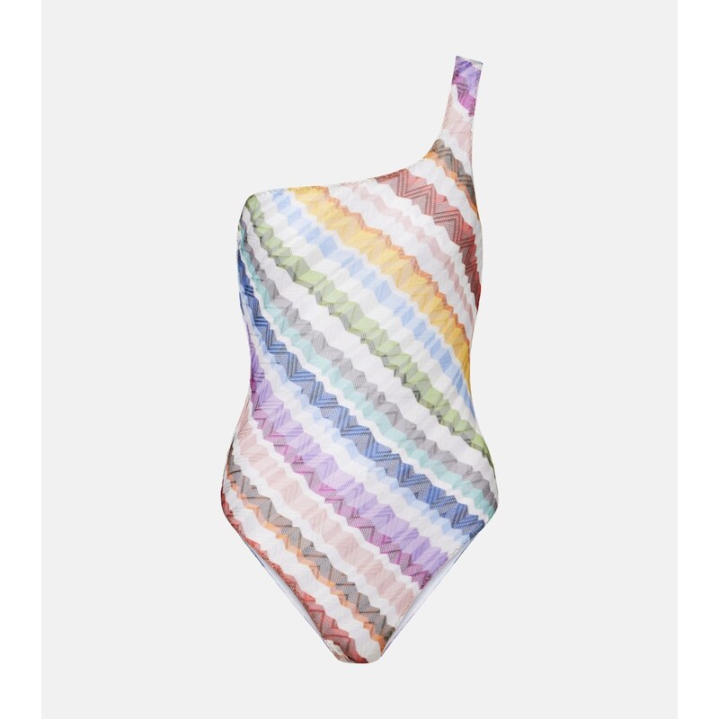 Missoni Zigzag one-shoulder swimsuit