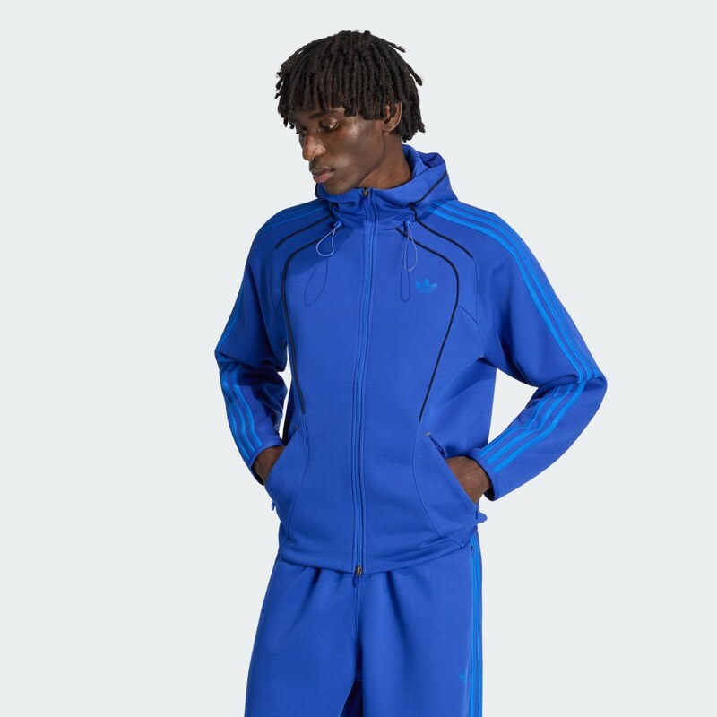 Adidas MIKINA SPACER TEAMGEIST 26 CUTLINE SE ZIPEM PO CELÉ DÉLCE