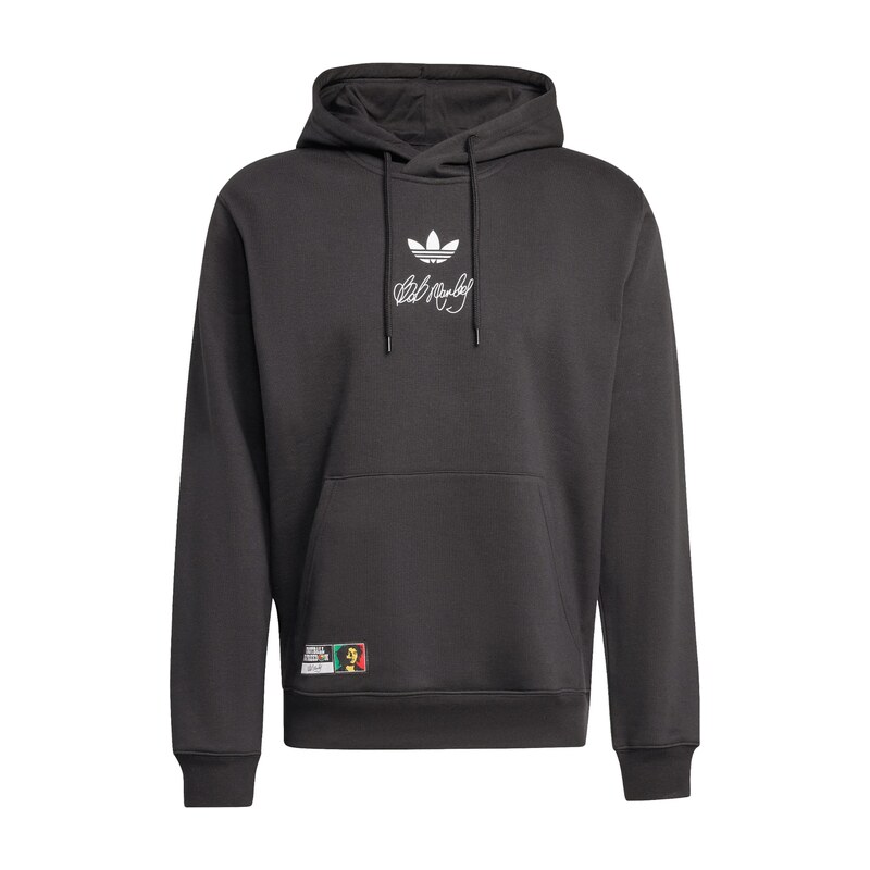 ADIDAS ORIGINALS Mikina Bob Marley černá / bílá