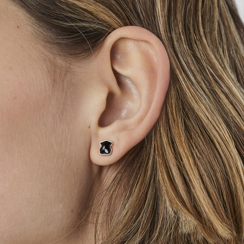 Tous Náušnice MOTIF onyx