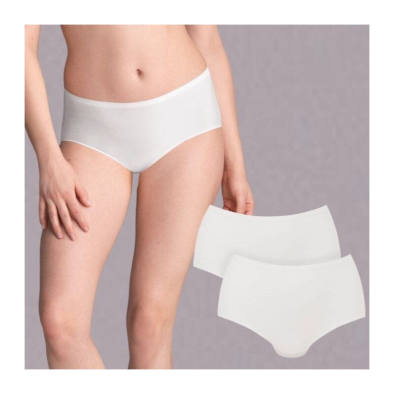 Essential vyšší kalhotky 2Pack 1343-2 white - Anita Classix