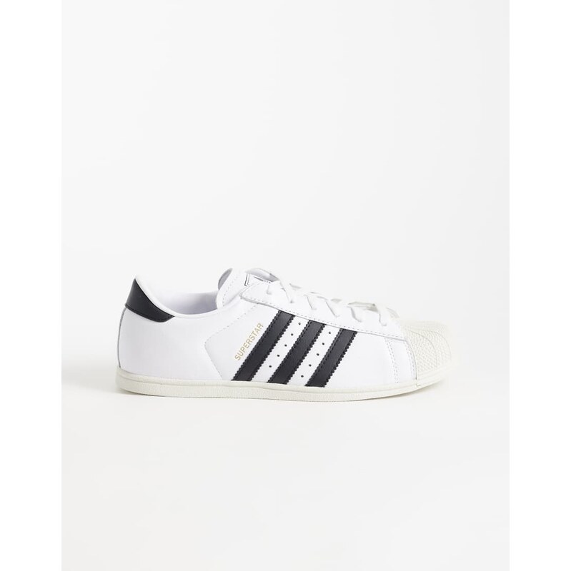 adidas Originals Superstar II lo pro trainers in white and black