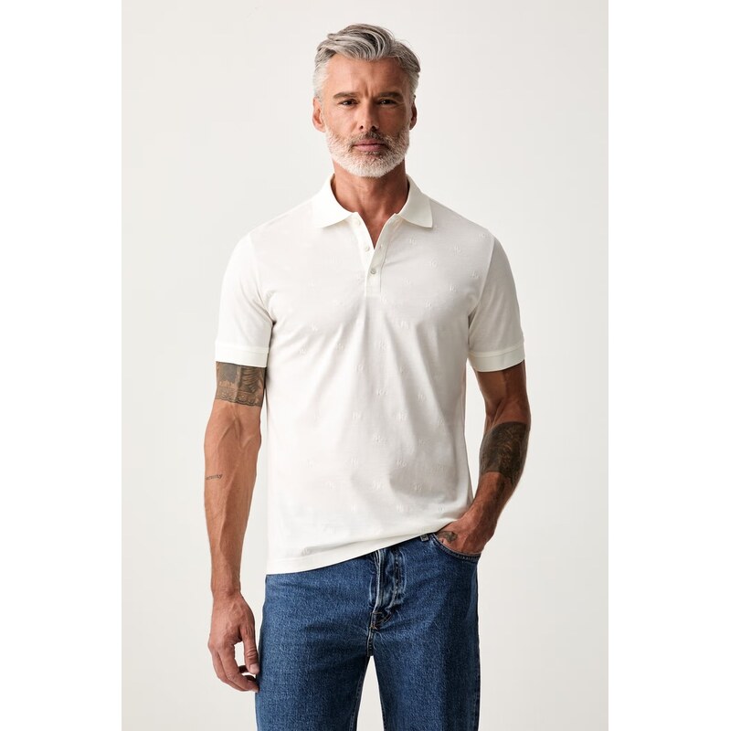 Karl Lagerfeld polo pánské bavlněné