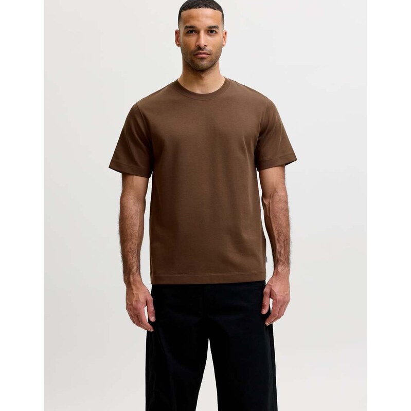 Jack & Jones T-shirt in cocoa-Brown