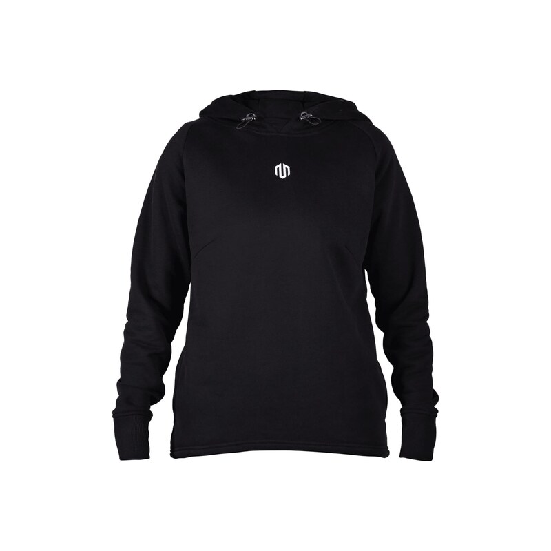 MOROTAI Sportovní svetr Comfy Performance černá / bílá
