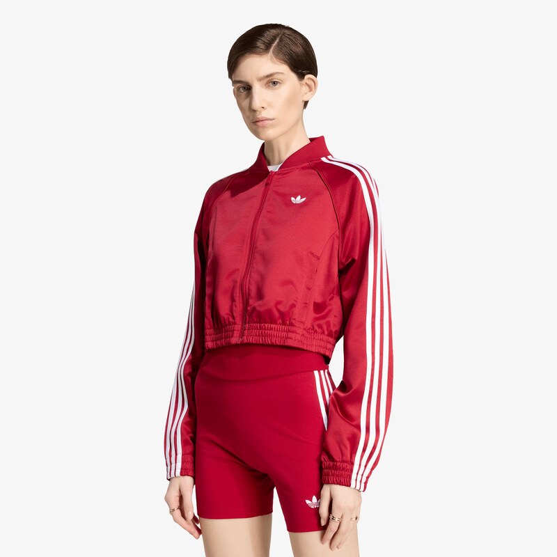 adidas Originals Bunda adidas Satin Sst Jacket Team Victory Red/