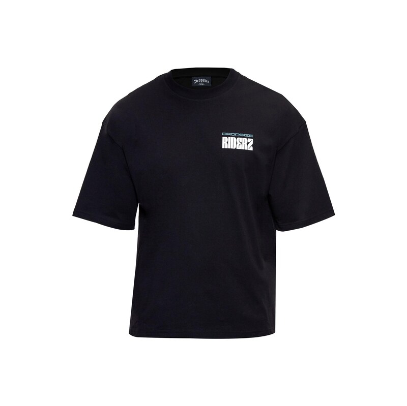 Dropsize Tričko světlemodrá / černá / bílá