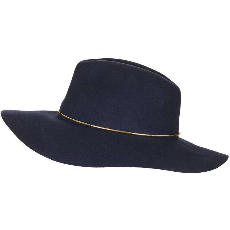 Topshop Metal Trim Fedora Hat