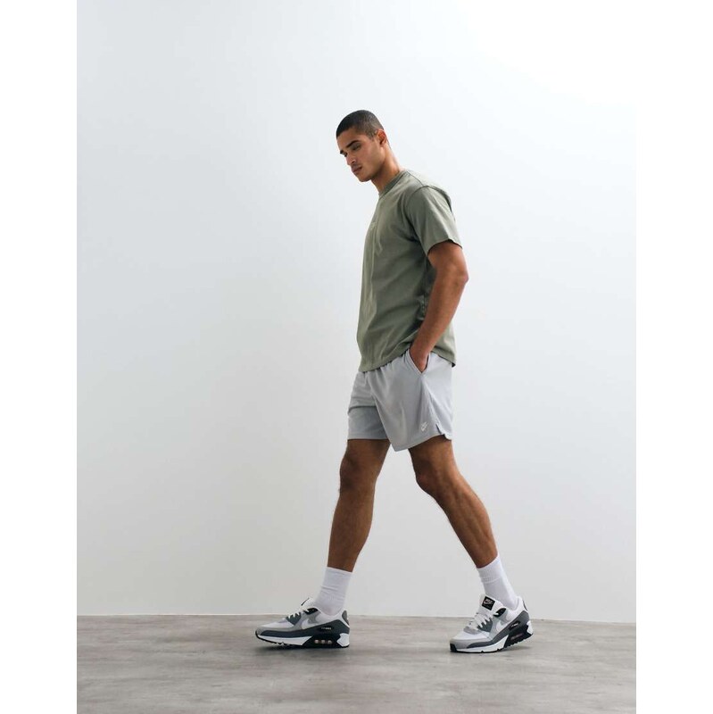 Nike Club mesh shorts in light grey