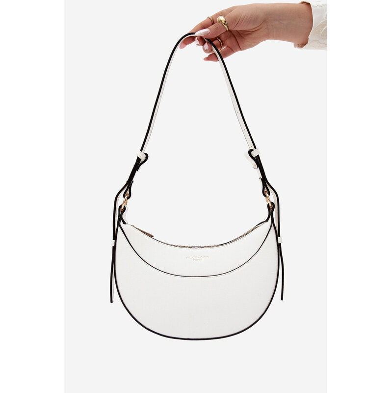 Flora&Co malá kabelka z umělé kůže bílá