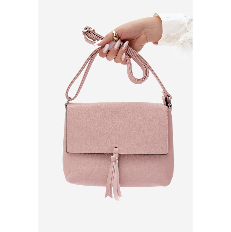 Růžová crossbody kabelka Flora&Co