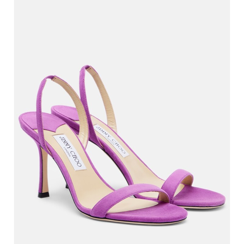 Jimmy Choo Jenn suede slingback sandals
