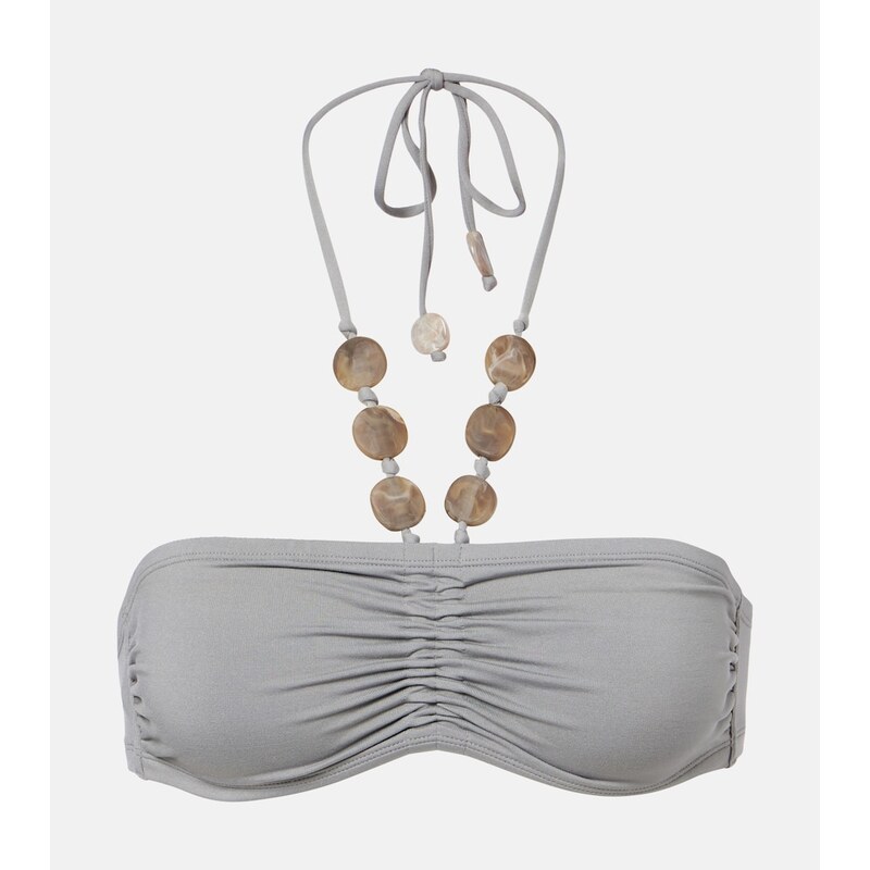 Eres Lana beaded bikini top