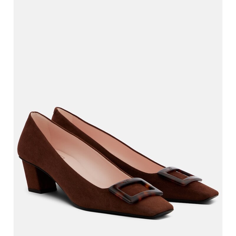 Roger Vivier Belle Vivier suede pumps