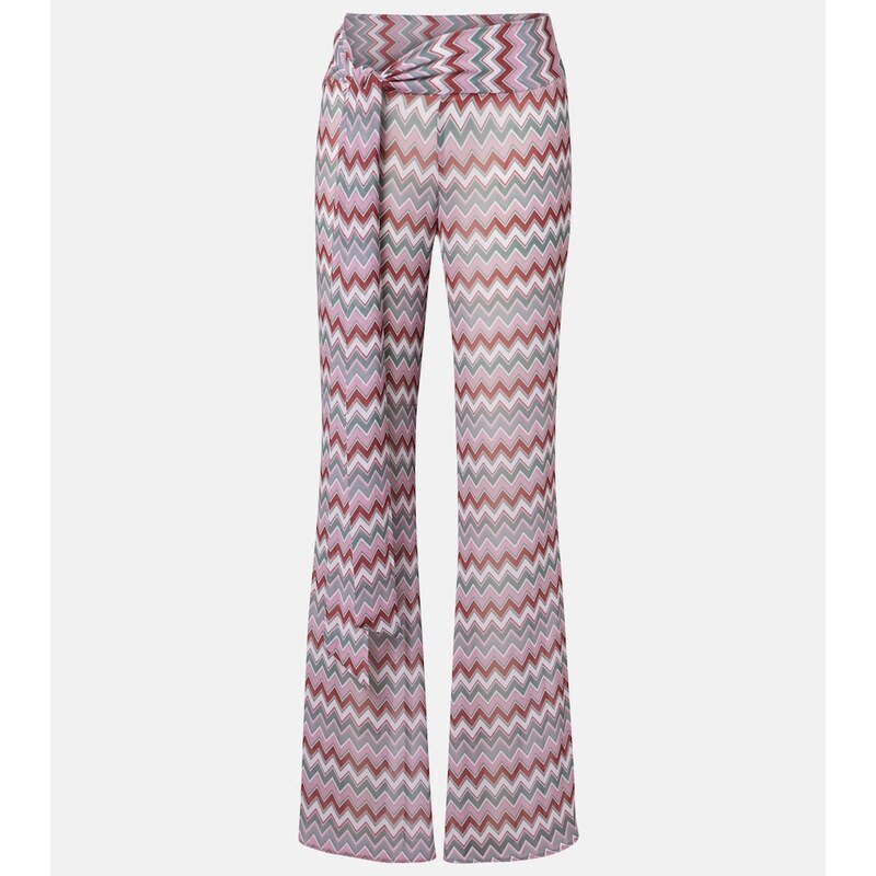 Bananhot Bowie chevron flared pants