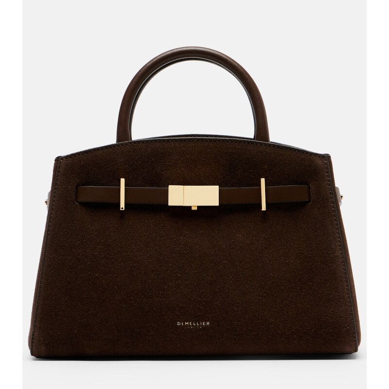 DeMellier Hudson Small suede top-handle bag