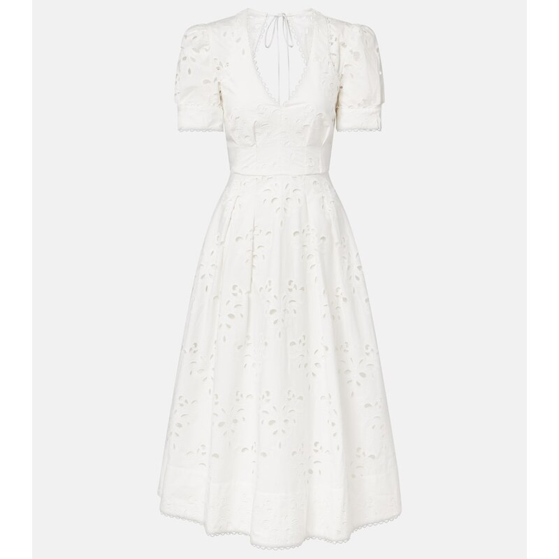 Rebecca Vallance Artesan broderie anglaise midi dress