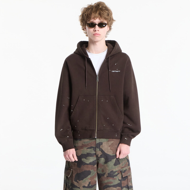 Mikina Carhartt WIP Hooded Painter Jacket UNISEX Tobacco Destroy