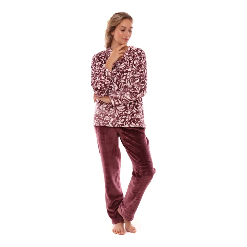 Flora set domácí oblečení model 20647541 Wine - Vestis
