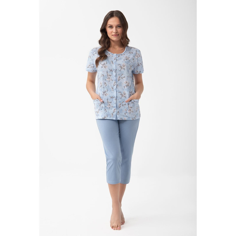 Pyžamo model 22178136 kr/r MXL L26 rozepínací - Luna
