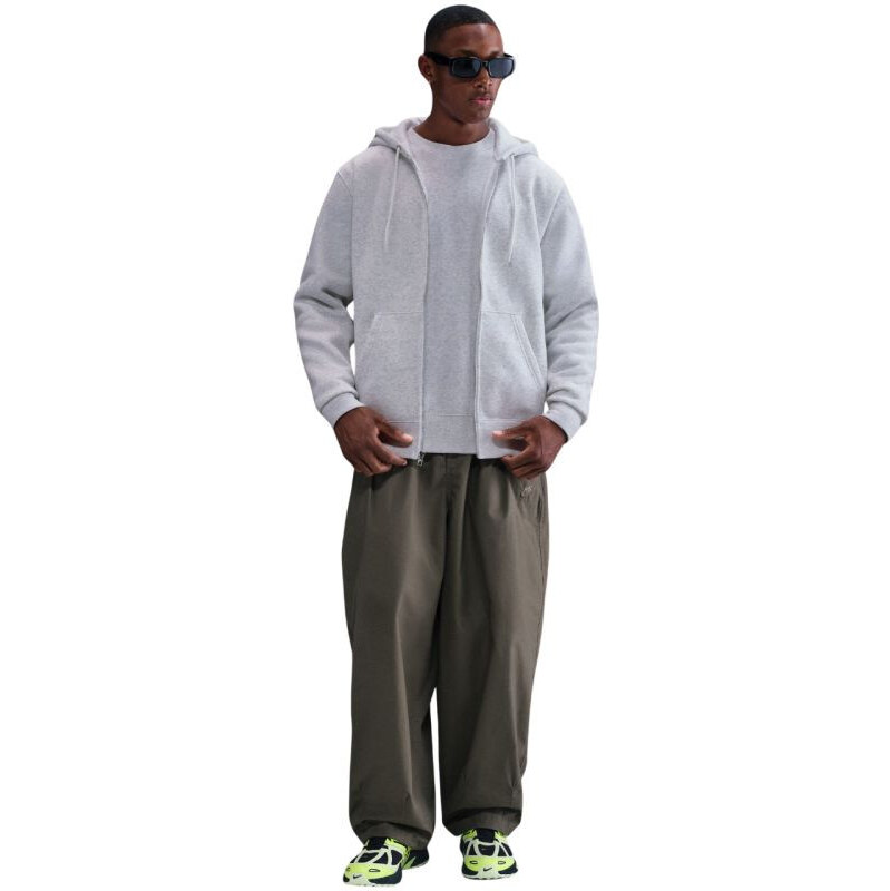 Pánská mikina s kapucí Club BB FZ Hoodie white pánské model