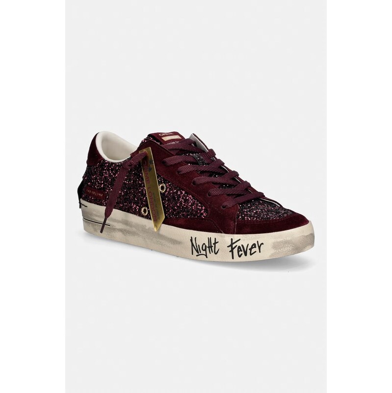 Crime London SK8 DELUXE sneakers boty dámské semišové