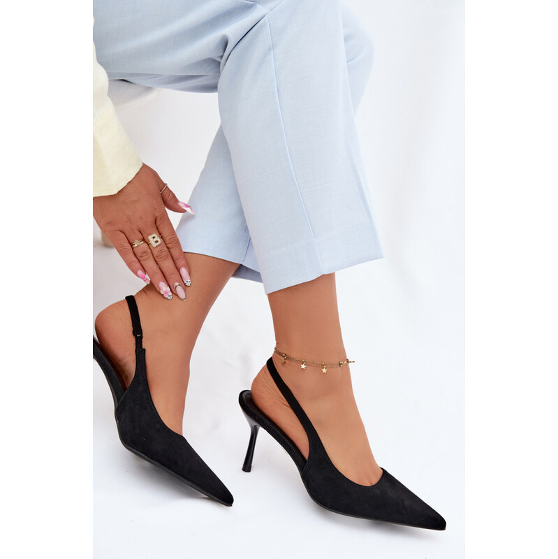 Sandály na podpatku model 228954 Step in style