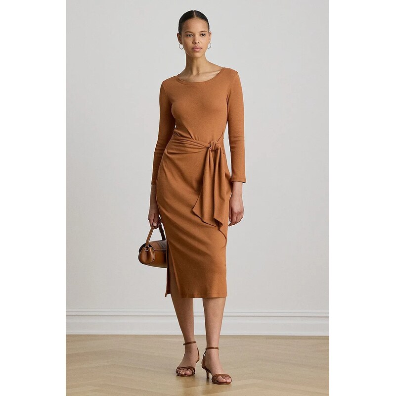 Lauren Ralph Lauren bodycon šaty s bavlnou