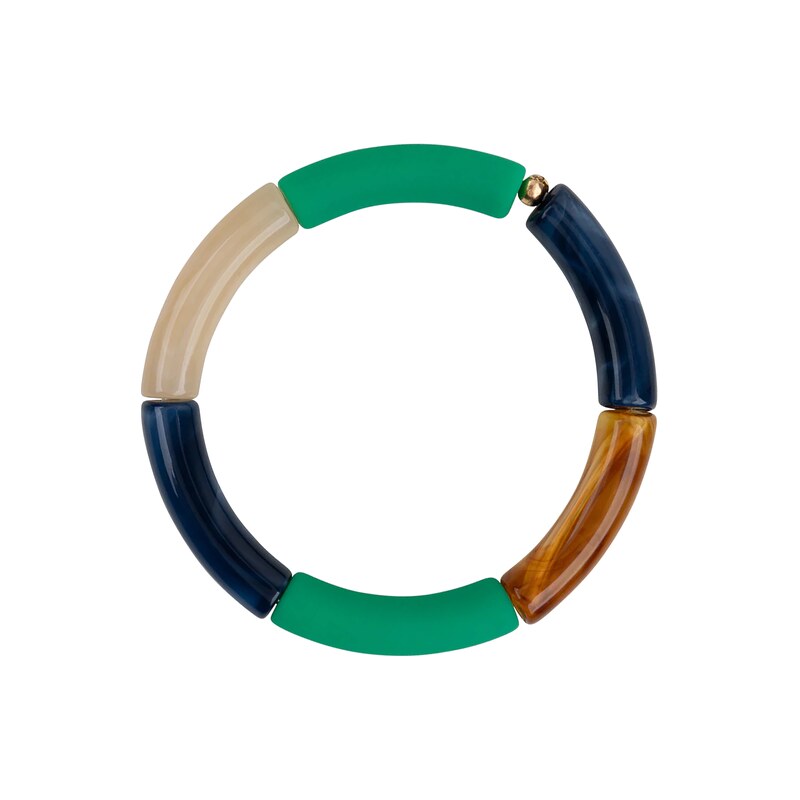 Jules Bean Náramek Arc En Ciel Bright Green (925S/GP)