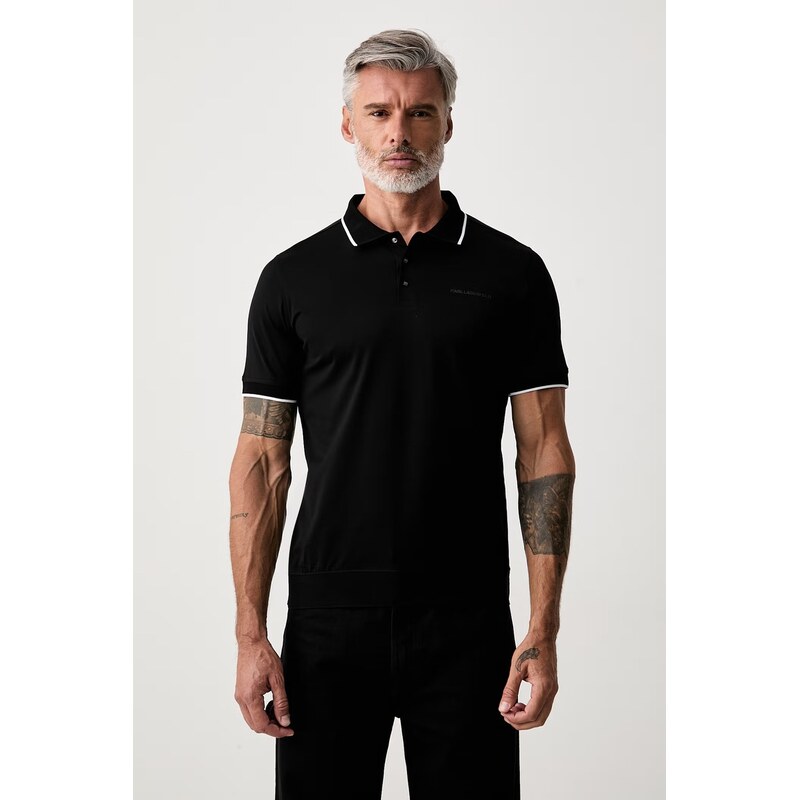 Karl Lagerfeld polo pánské bavlněné