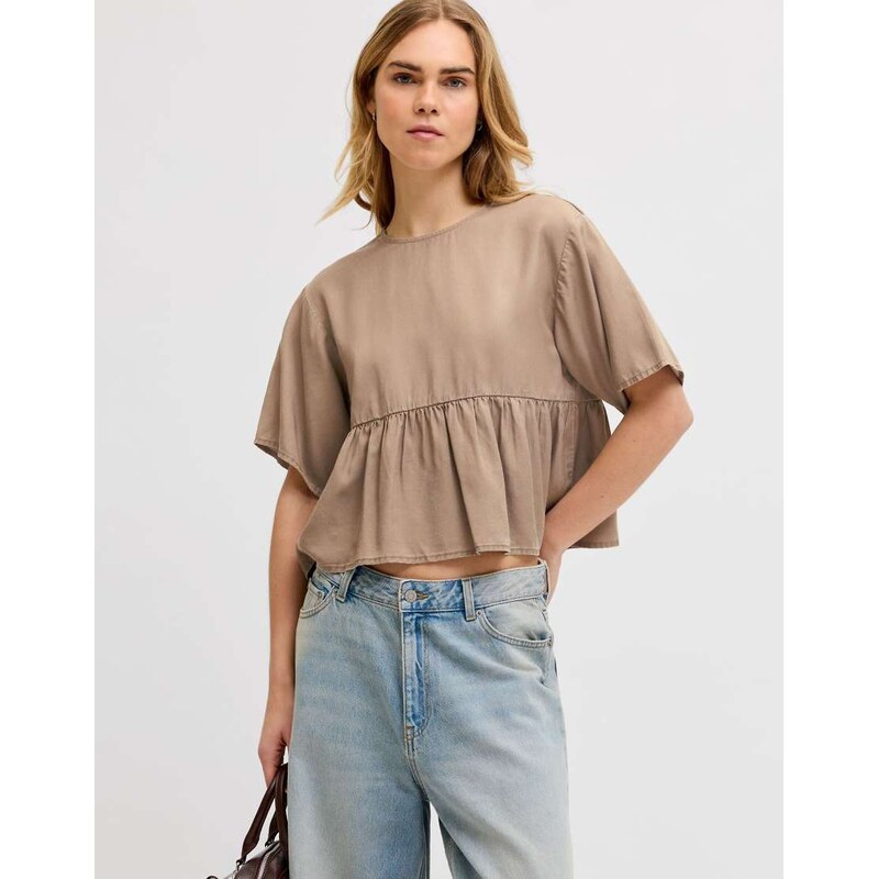 JJXX Blouse in feather gray-Grey