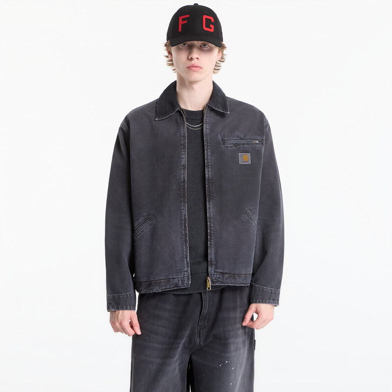 Bunda Carhartt WIP OG Detroit Jacket UNISEX Black/ Black Destroy