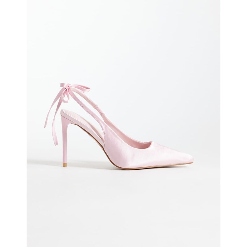 SIMMI Shoes Simmi London Celina slingback heeled shoes with bow